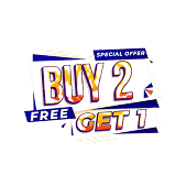 Buy 2 Get 1 Free